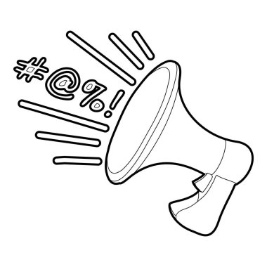 Hoparlör simgesi anahat