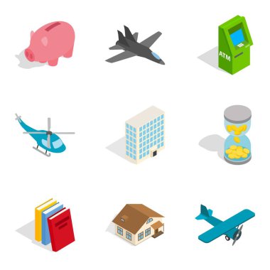 Ekonomik sistem simgeler kümesi, izometrik stili