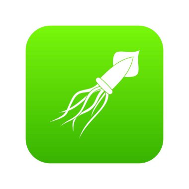 Kalamar simgesi dijital yeşil