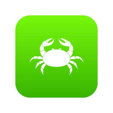 Ham Yengeç simgesi dijital yeşil