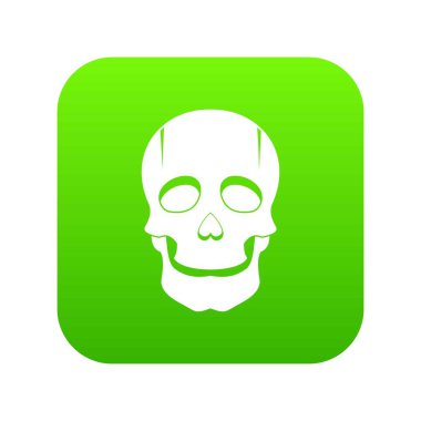 Şarkıcı maskesi simgesi dijital yeşil