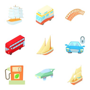 Konvoy Icons set, karikatür tarzı