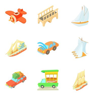 Taşıma simgeler kümesi, karikatür tarzı modu