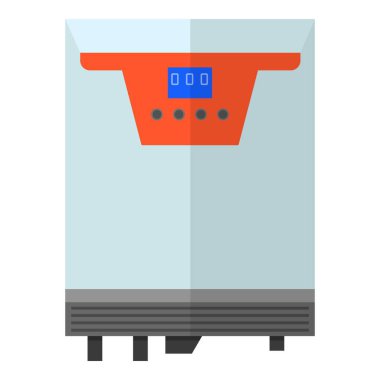 Kazan simgesi, düz stil