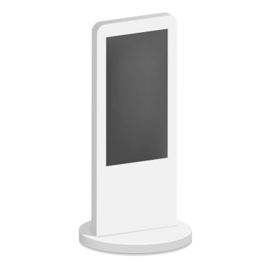 Dokunmatik terminal mockup, gerçekçi