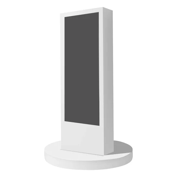Elektronische display mockup, realistische stijl — Stockvector