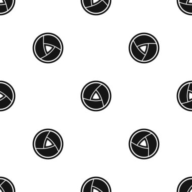  Objektif desen sorunsuz siyah