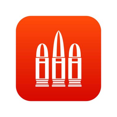 Kartuşları simgesi dijital kırmızı