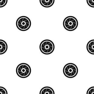 Küçük objektif desen sorunsuz siyah