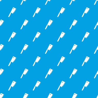 Et bıçağı desen kesintisiz mavi