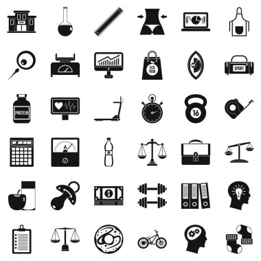Denge Icons set, basit tarzı