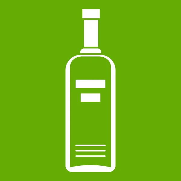Бутылка зеленой водки — стоковый вектор