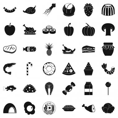 Un Icons set, basit tarzı