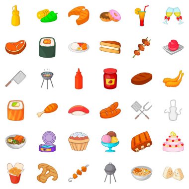 Bozgun Icons set, karikatür tarzı