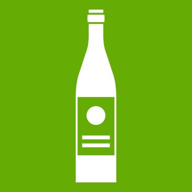 Şarap şişesi simgesi yeşil