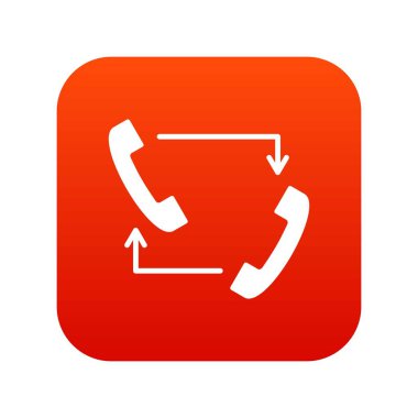 Yakışıklı okları simge dijital kırmızı