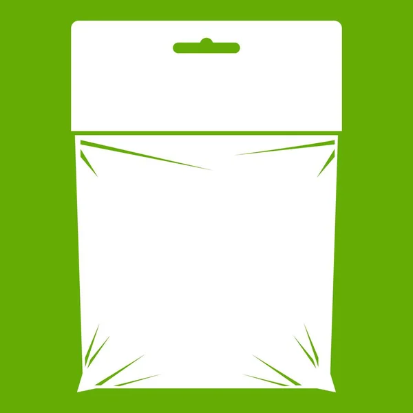Zelená ikona balíčku — Stockový vektor