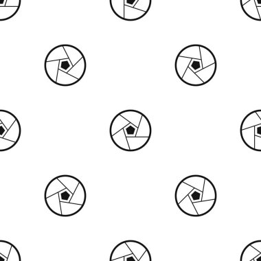 Fotoğraf lens desen sorunsuz siyah