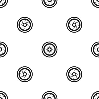 Büyük objektif desen sorunsuz siyah