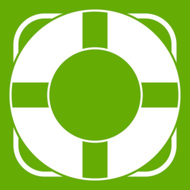 Yaşam çizgisi simgesi yeşil