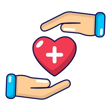 Sigorta hayat simgesi, karikatür tarzı