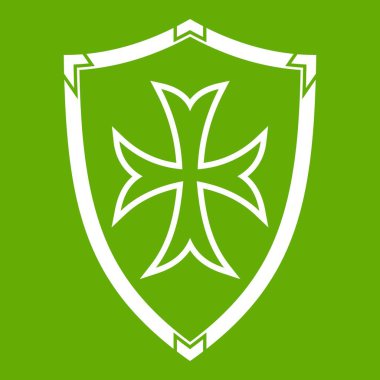 Koruyucu kalkan simgesi yeşil