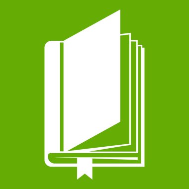 Yer işareti simgesi yeşil kitap