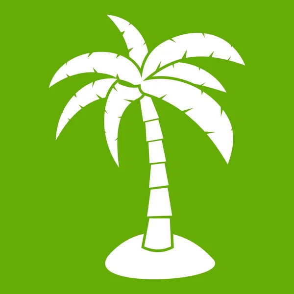 Palm pictogram groen — Stockvector
