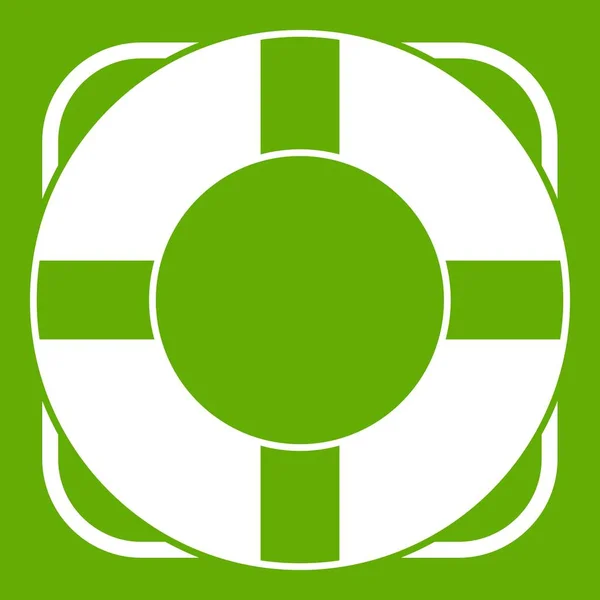 Rettungsleine grün — Stockvektor
