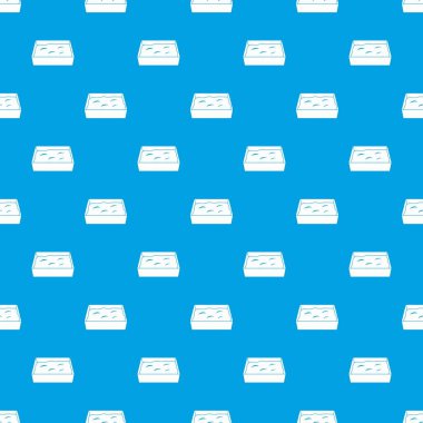 Kedi tuvalet desen kesintisiz mavi