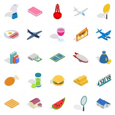 Bol Icons set, izometrik stili