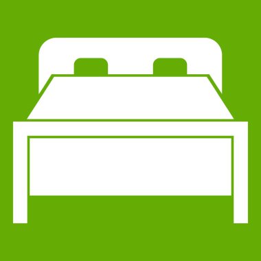 Çift Kişilik Yatak simgesi yeşil