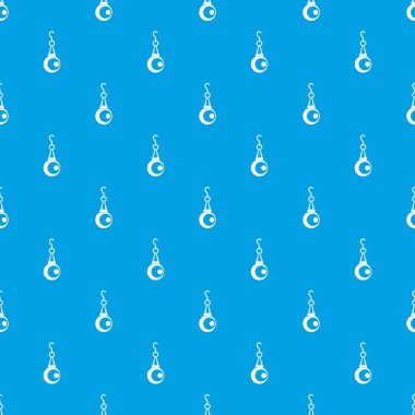 Güzellik inci kolye desen kesintisiz mavi