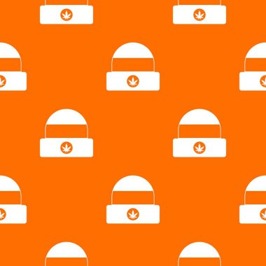 Sorunsuz işareti esrar desenli şapka