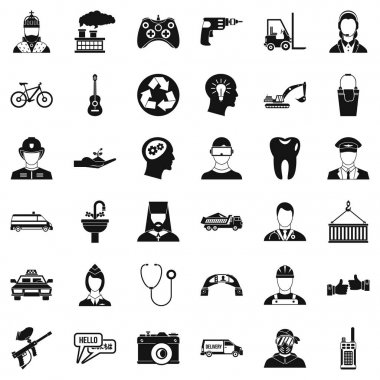 Kral Icons set, basit tarzı