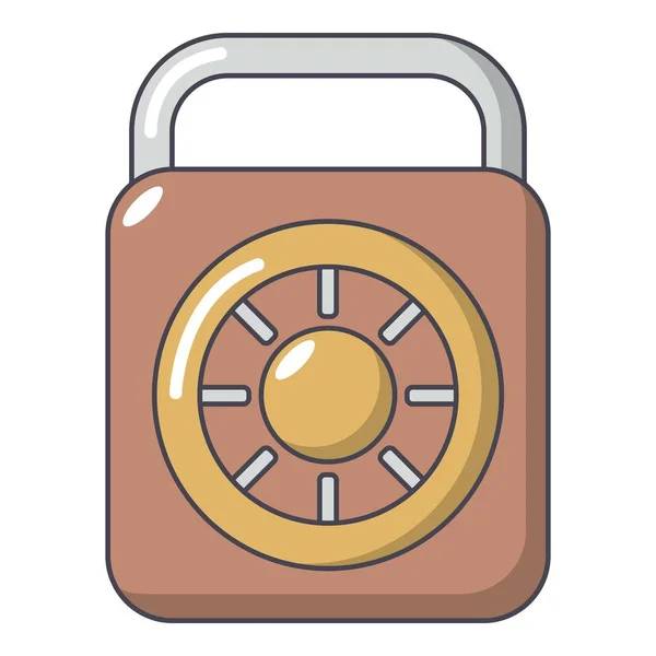 Icono de elemento de bloqueo, estilo de dibujos animados — Vector de stock