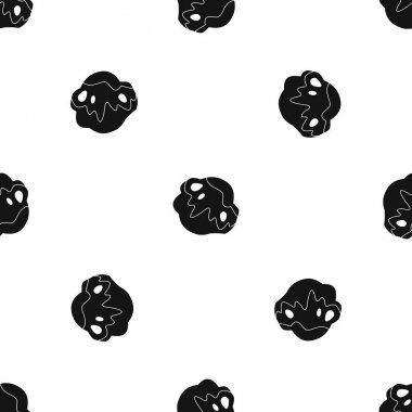 Ay taş desen sorunsuz siyah