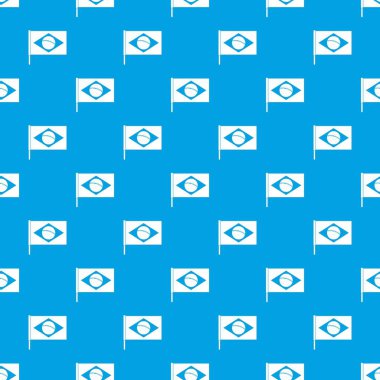 Brezilya bayrağı kesintisiz mavi model