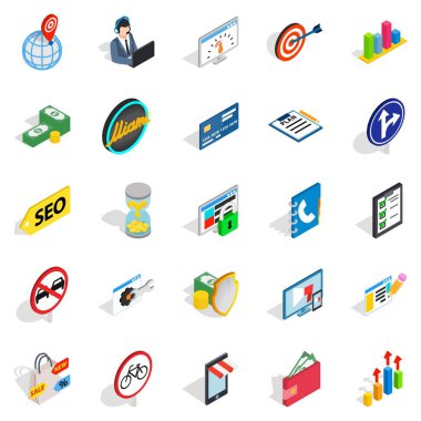 Kullanılabilir simgeler kümesi, izometrik stili