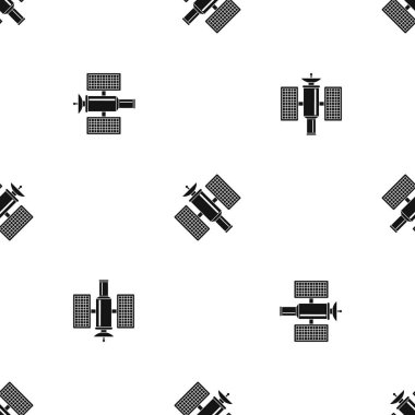 Uzay uydu desen sorunsuz siyah