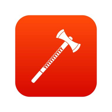 Büyük balta simgesi dijital kırmızı