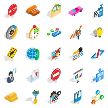 Uygun simgeler kümesi, izometrik stili