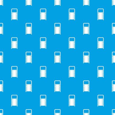 Genel çöp kutusu desen kesintisiz mavi