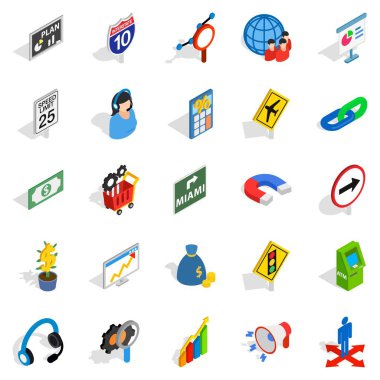 Uygun simgeler kümesi, izometrik stili