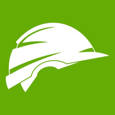 İnşaat kask simgesi yeşil