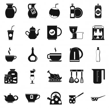 Delftware Icons set, basit tarzı