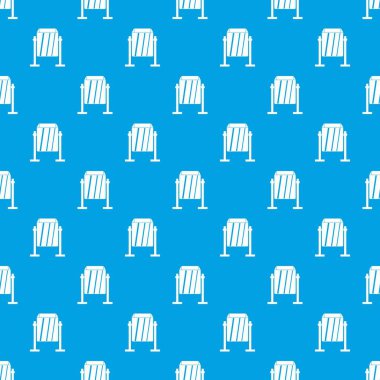 Metal toz bin desen kesintisiz mavi