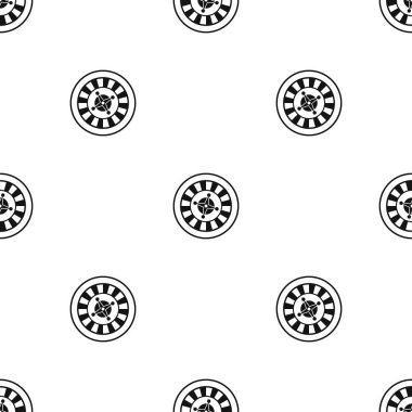 Casino kumar rulet desen sorunsuz siyah