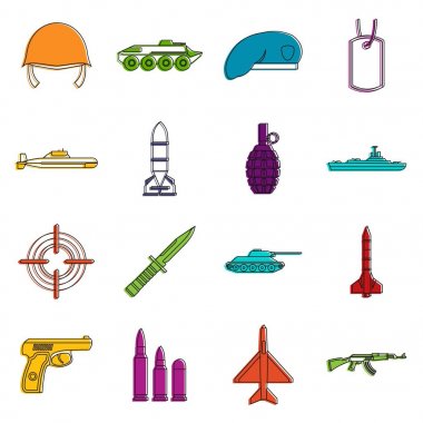 Askeri simgeler kümesi doodle