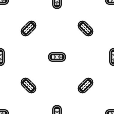 Poker tablo desen sorunsuz siyah